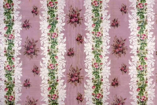 Panel (Dress Fabric) by France, textile, 1860-1869