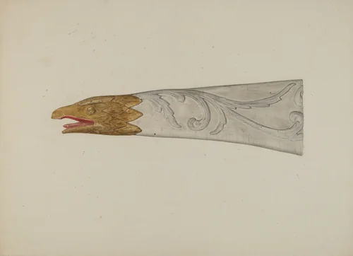 Small Ship's Billet Head by Alfred H. Smith, index of american design, 1939