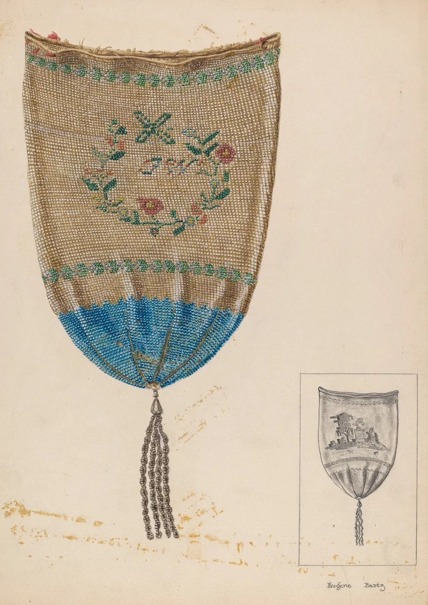 Bag by Eugene Bartz, index of american design, 1937