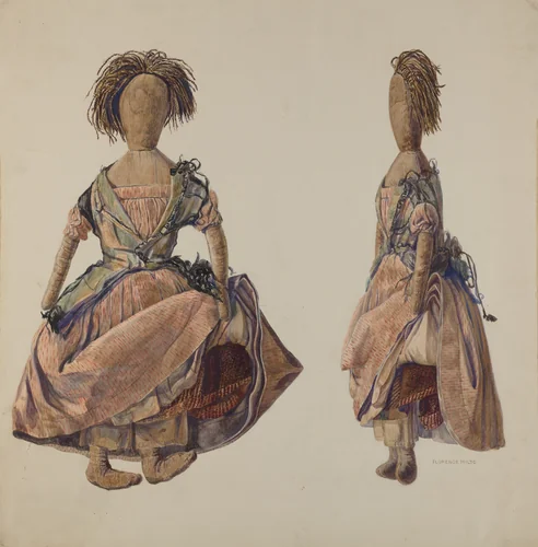 Doll by Florence Milto, index of american design, 1935-1942