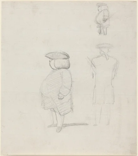Figure Studies by George Dance II, drawing, 1741-1825