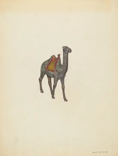 Bank Camel by William O. Fletcher, index of american design, 1940