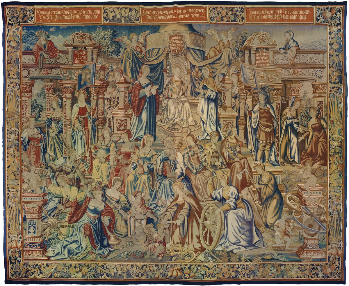 Prudentia (Prudence), from Los Honores by Bernard van Orley
Pieter van Aelst, textile, 1525-1532