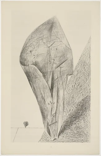 She Guards Her Secret (Elle garde son secret) from Natural History (Histoire naturelle) by Max Ernst, print, 1925