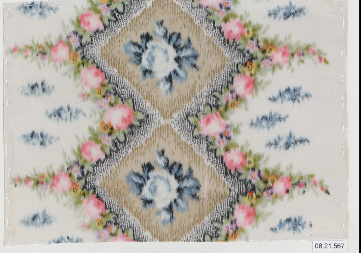 Textile sample by Unknown Designer, textile, 1900