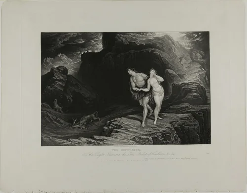 The Expulsion, from Illustrations of the Bible by John Martin, print, 1831