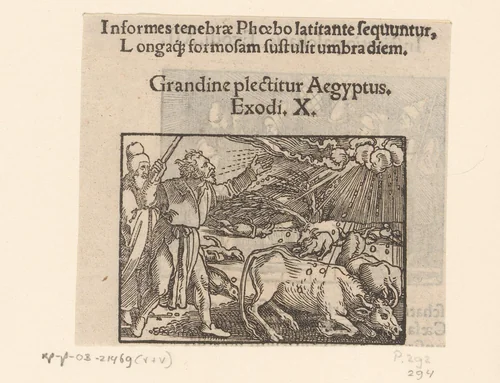 Zevende plaag by anonymous, print, 1530-1533