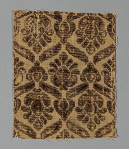 Fragment by Italy, textile, 1675-1700