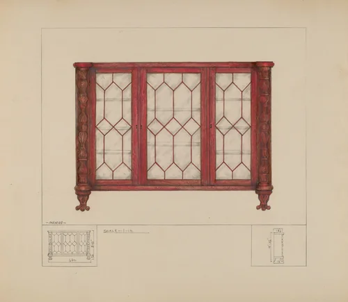 China Closet by Henry Meyers, index of american design, 1936