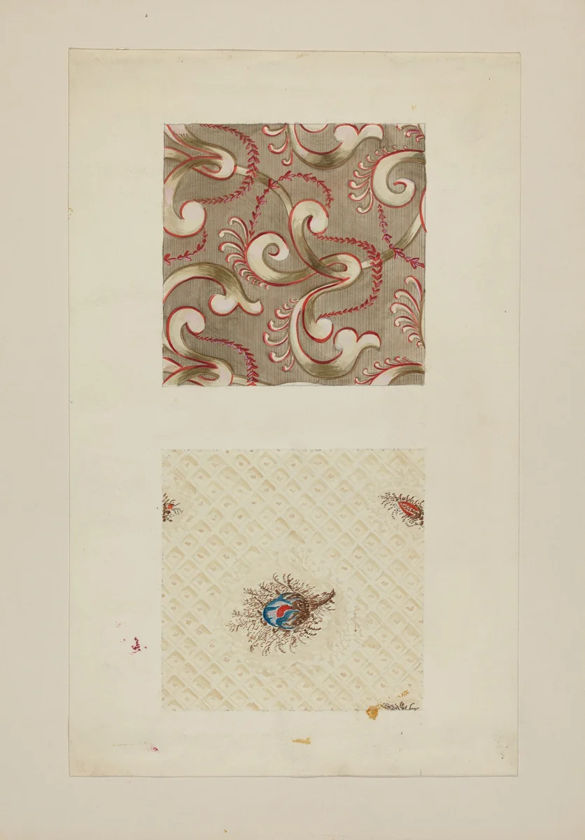 Vest Material by Robert Stewart, index of american design, 1936