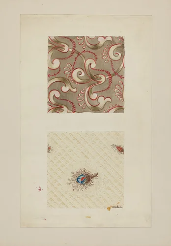 Vest Material by Robert Stewart, index of american design, 1936