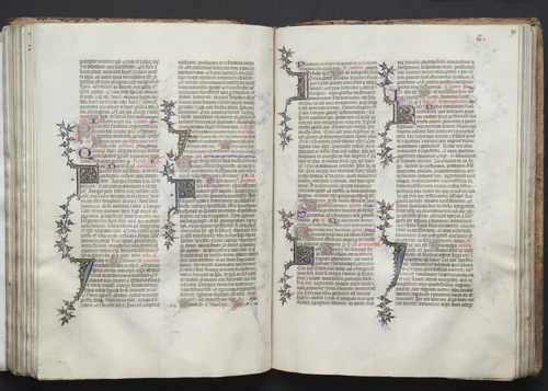 The Gotha Missal: Fol. 93r, Text by Master of the Boqueteaux, book, 1370-1380