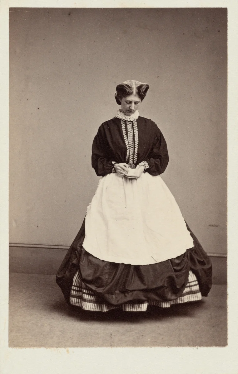 Portrait of a Woman by Wenderoth, Taylor & Brown, photograph, 1855-1865