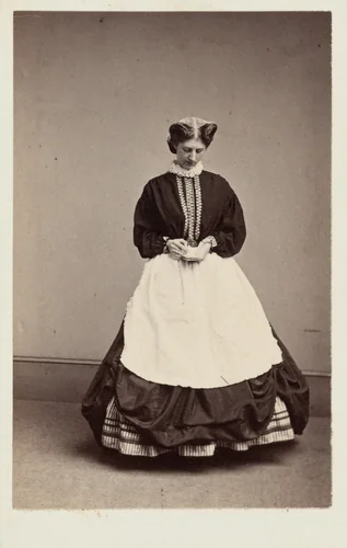 Portrait of a Woman by Wenderoth, Taylor & Brown, photograph, 1855-1865