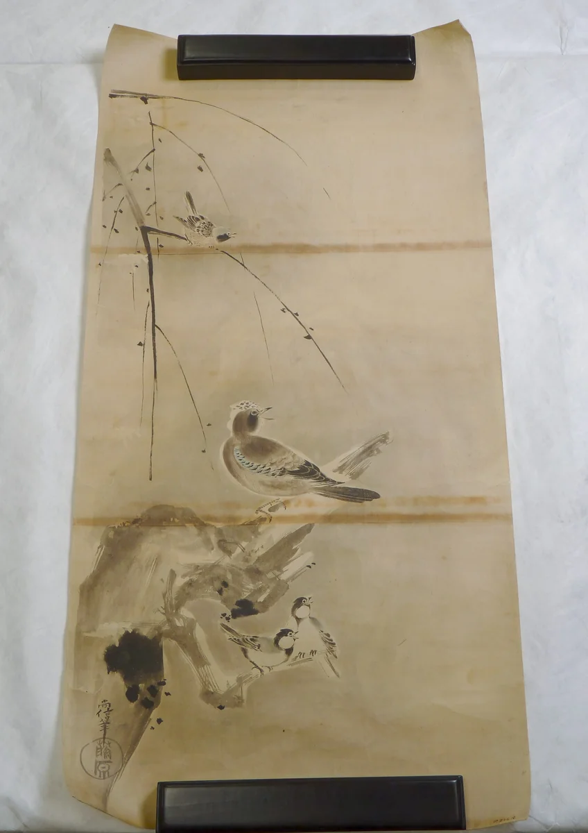 Japanese Drawing by Kano Naonobu, painting, 1800-1833