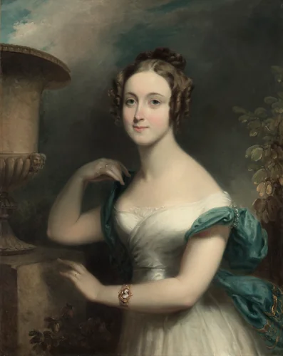 Mary Ward Betts by Henry Inman, painting, 1830-1839