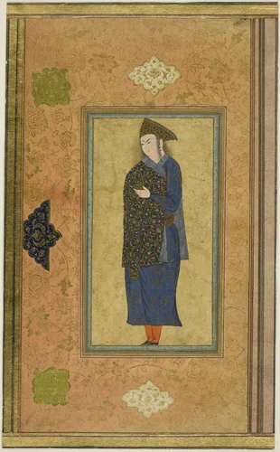 Portrait of a Young Prince by Iran, Isfahan, painting, 1600-1630