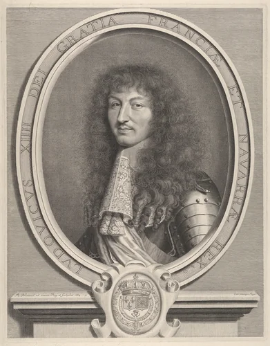 Louis XIV by Robert Nanteuil, print, 1664