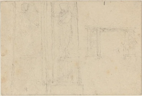 Designs for a Monument by John Flaxman, drawing, 1755-1826