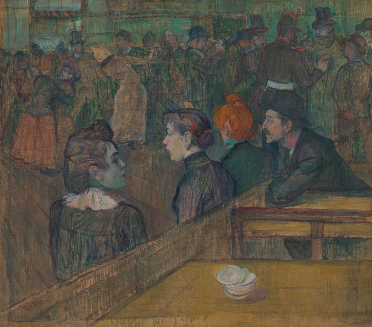 Moulin de la Galette by Henri de Toulouse-Lautrec, painting, 1889