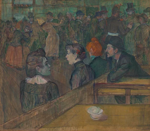 Moulin de la Galette by Henri de Toulouse-Lautrec, painting, 1889