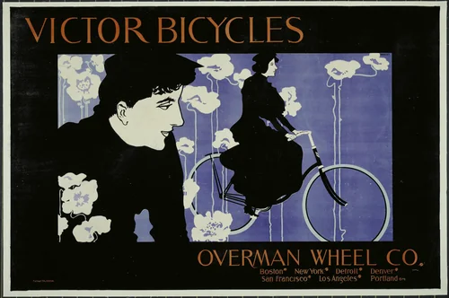 Victor Bicycles, Overman Wheel Co by William Bradley, design, 1895