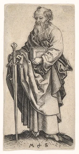 St. Paul by Martin Schongauer, print, 1470-1491