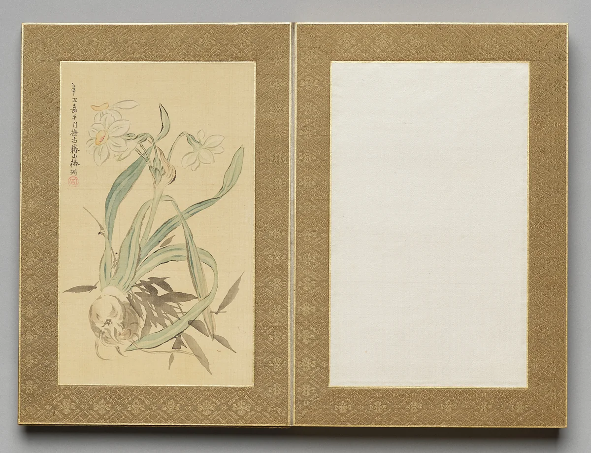 Painting from Flowers and Grasses by Tsubaki Chinzan (椿椿山), painting, 1841