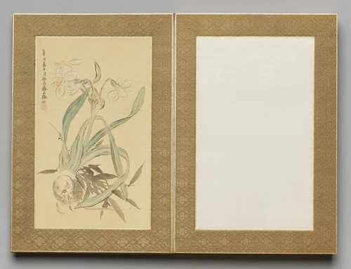 Painting from Flowers and Grasses by Tsubaki Chinzan (椿椿山), painting, 1841