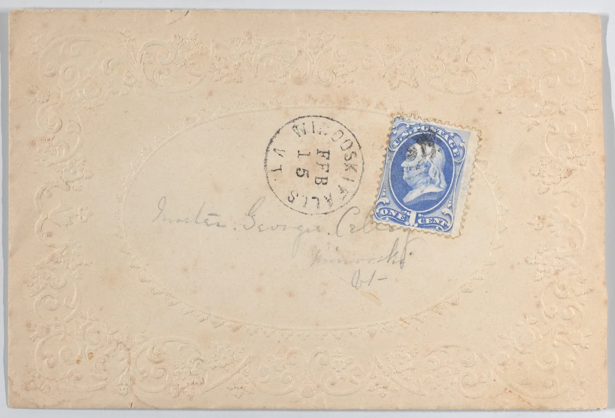 Valentine by anonymous, other, 1870-1871