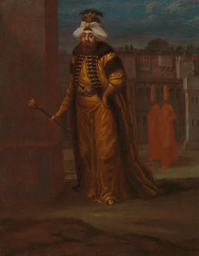 Sultan Mahmud I by Jean Baptiste Vanmour, painting, 1730-1737