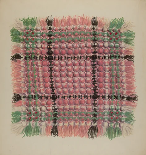 Mat by Eva Wilson, index of american design, 1937