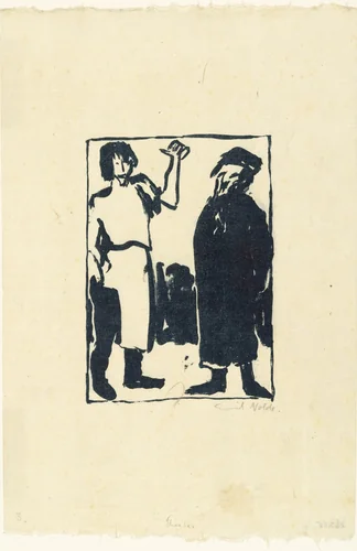 Theater (Theater) by Emil Nolde, print, 1911