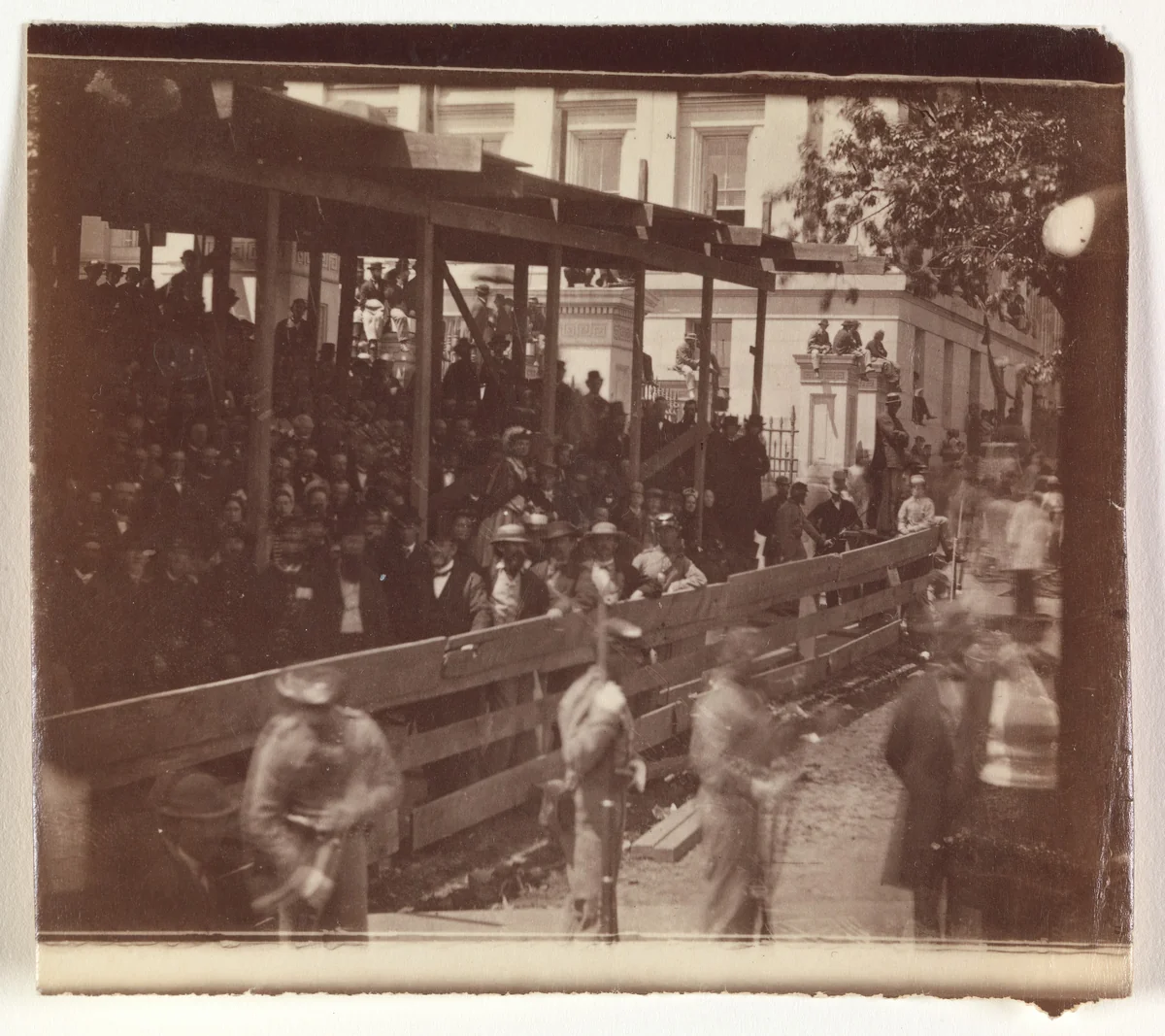 [Grand Army Review, Washington] by Alexander Gardner, photograph, 1865