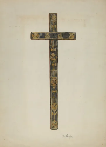 Cross by Carl O'Bergh, index of american design, 1939