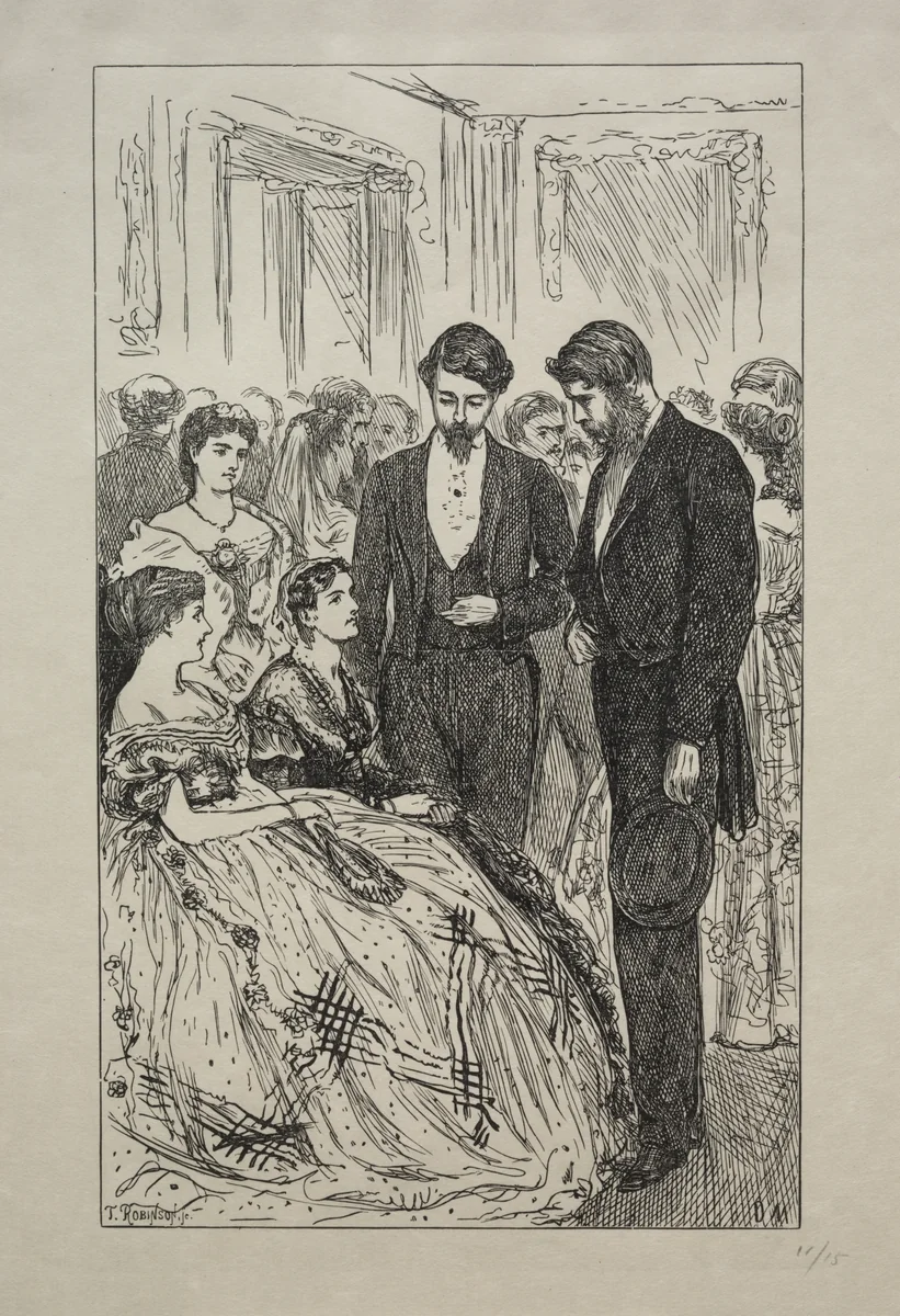 Much Ado about Nothing by George Du Maurier, print, 1866