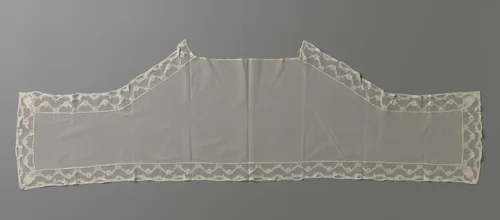 Shawlkraag met rand van kloskant met zigzaglijn by anonymous, textile, 1900-1924
