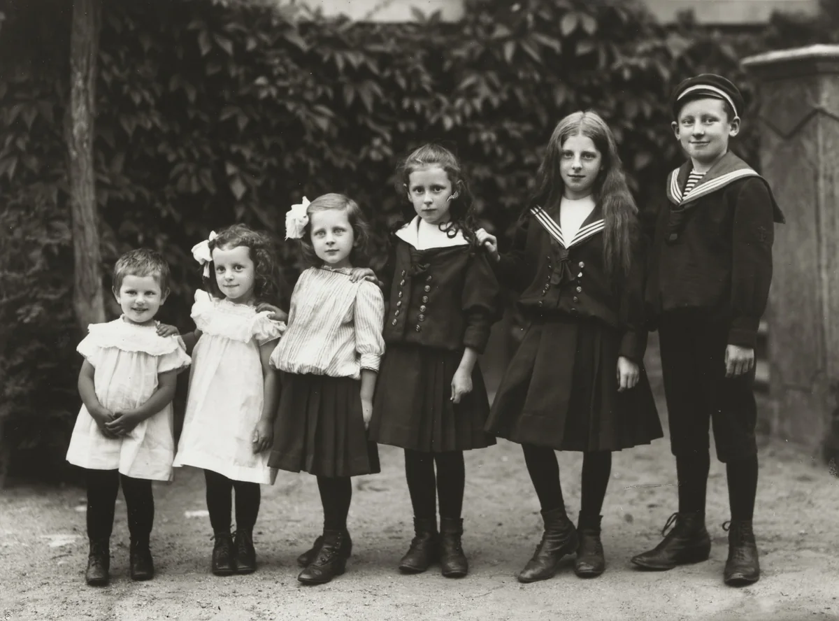 Children of a Landowner by August Sander, photograph, 1911