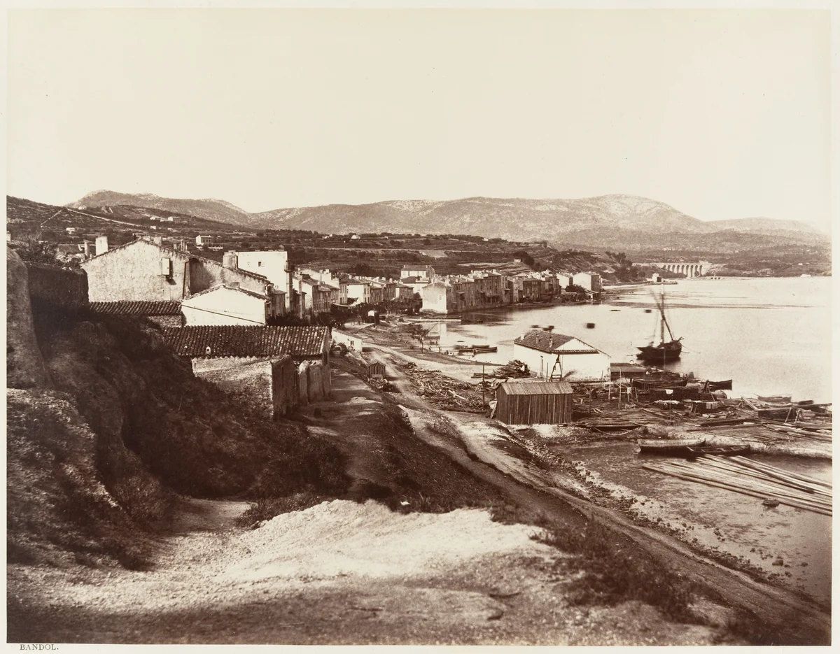Bandol by Edouard Baldus, photograph, 1859-1861