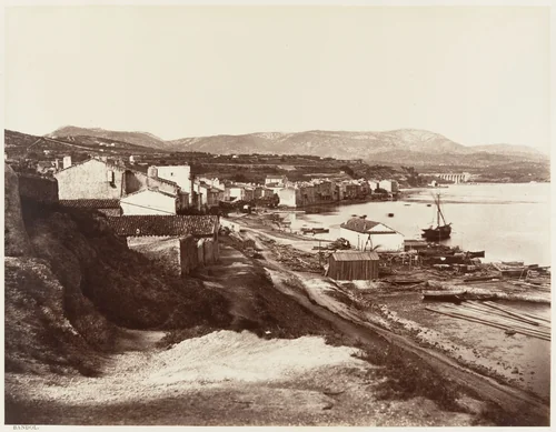 Bandol by Edouard Baldus, photograph, 1859-1861