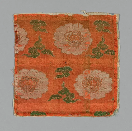 Fragment by China or Japan, textile, 1700-1800