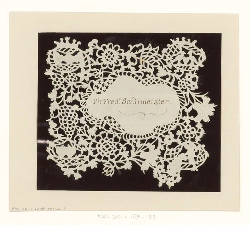 Huwelijksknipsel voor Ph. Fredc. Schirmeister by anonymous, other, 1750-1849