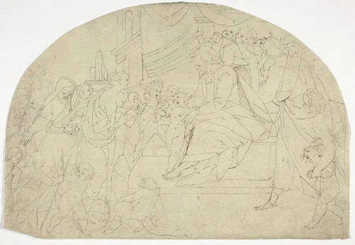 Presentation of Children by Unknown Artist, drawing, 1801-1900