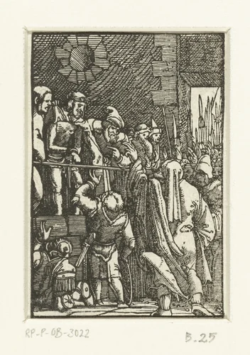Christus aan het volk getoond (Ecce Homo) by Unknown, print, 1506-1538