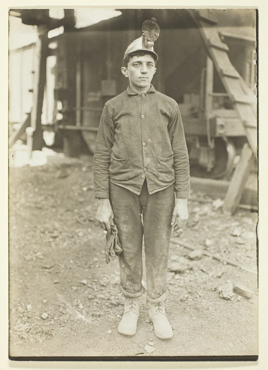 Driver in Pennsylvania Coal Mine by Lewis Wickes Hine, photograph, 1909