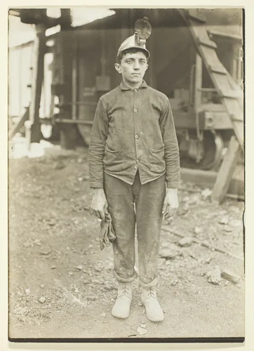 Driver in Pennsylvania Coal Mine by Lewis Wickes Hine, photograph, 1909