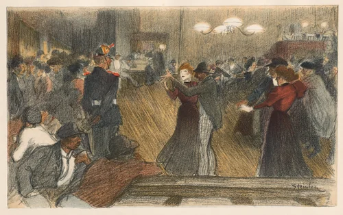 Bal de Barrière by Théophile Alexandre Steinlen, book, 1898