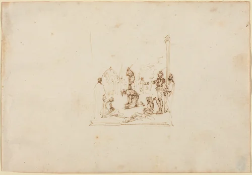 Saint James the Great by Stefano della Bella, drawing, 1610-1664