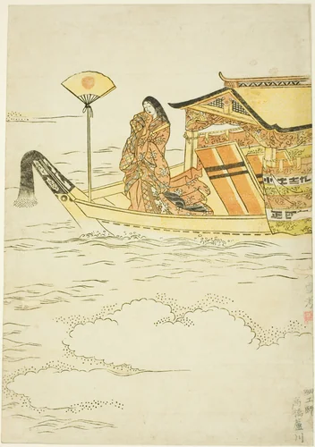 Lady Tamamushi by Artist Unknown, print, 1760-1770