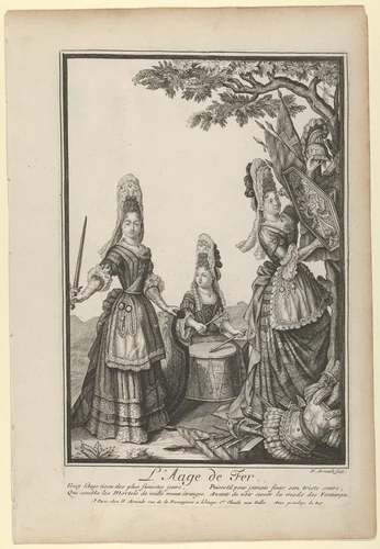 The Iron Age (L'âge de fer) by Nicolas Arnoult, print, 1650-1722